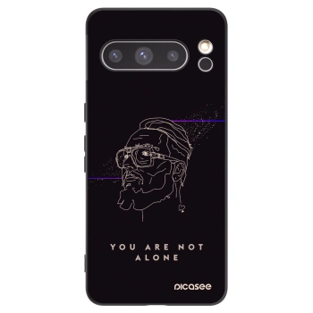 Picasee silikónový čierny obal pre Google Pixel 8 Pro - You are not alone