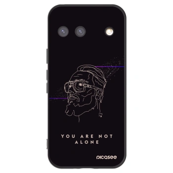 Picasee silikónový čierny obal pre Google Pixel 9 - You are not alone