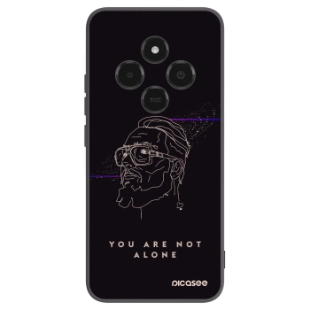 Picasee silikónový čierny obal pre Xiaomi Poco C75 - You are not alone