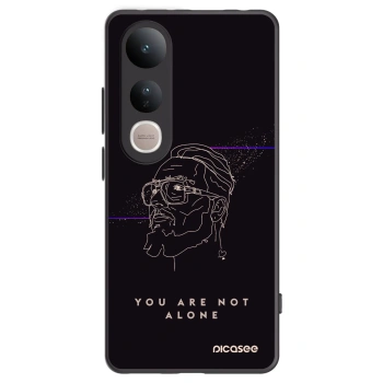 Picasee silikónový čierny obal pre Vivo V50 Lite 5G - You are not alone
