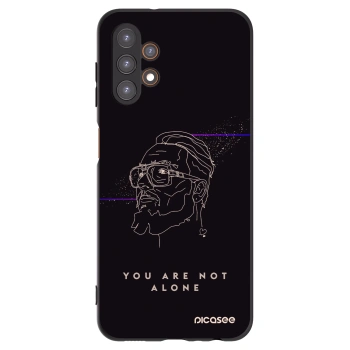 Picasee silikónový čierny obal pre Samsung Galaxy A13 5G - You are not alone