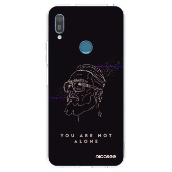 Picasee silikónový prehľadný obal pre Huawei Y6 2019 - You are not alone
