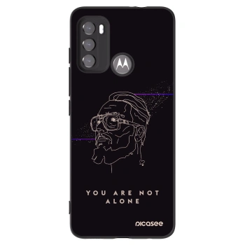 Picasee silikónový čierny obal pre Motorola Edge 60 5G - You are not alone