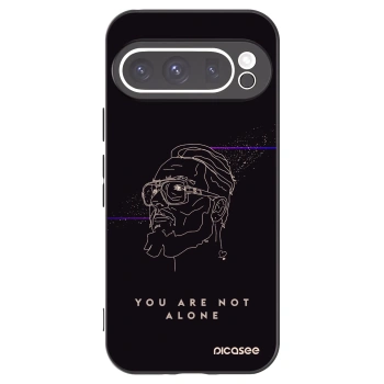 Picasee silikónový čierny obal pre Google Pixel 9 Pro XL - You are not alone