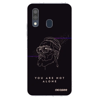Picasee silikónový prehľadný obal pre Samsung Galaxy A40 A405F - You are not alone