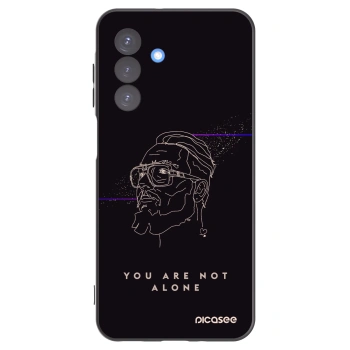 Picasee silikónový čierny obal pre Samsung Galaxy A17 5G - You are not alone