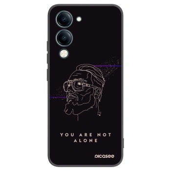 Picasee silikónový čierny obal pre Vivo Y29s 5G - You are not alone