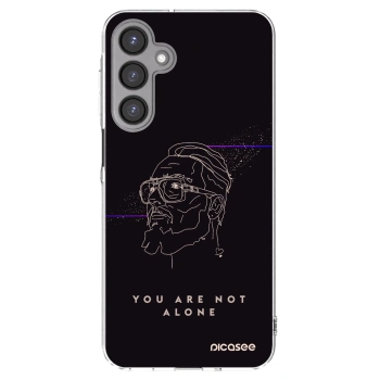 Picasee silikónový prehľadný obal pre Samsung Galaxy A16 4G - You are not alone