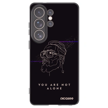 Picasee silikónový čierny obal pre Samsung Galaxy S26 Ultra - You are not alone
