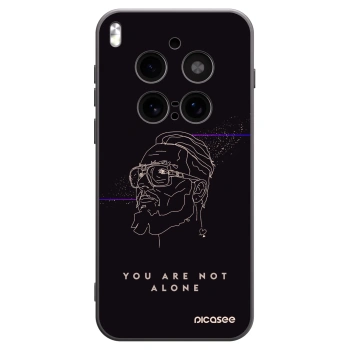 Picasee silikónový čierny obal pre Vivo X300 Pro - You are not alone