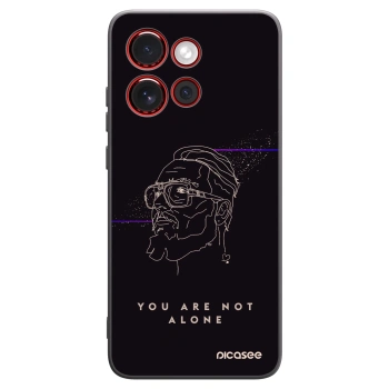 Picasee silikónový čierny obal pre Motorola Edge 60 Neo 5G - You are not alone