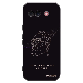 Picasee silikónový čierny obal pre Google Pixel 10a - You are not alone