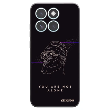 Picasee silikónový čierny obal pre Motorola Edge 70 Fusion - You are not alone