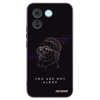 Picasee silikónový čierny obal pre Xiaomi Redmi Note 17 Pro MAX 5G - You are not alone