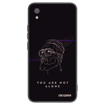 Picasee silikónový čierny obal pre Xiaomi Redmi 7A - You are not alone