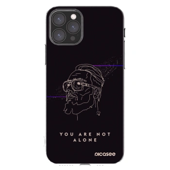 Picasee silikónový prehľadný obal pre Apple iPhone 11 Pro - You are not alone