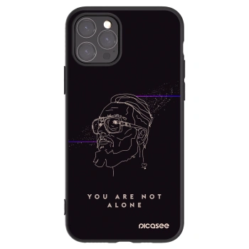 Picasee silikónový čierny obal pre Apple iPhone 11 Pro - You are not alone