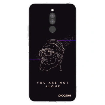 Picasee silikónový prehľadný obal pre Xiaomi Redmi 8 - You are not alone
