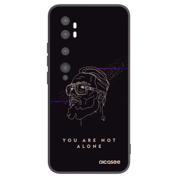Picasee silikónový čierny obal pre Xiaomi Mi Note 10 (Pro) - You are not alone