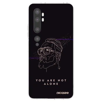 Picasee silikónový prehľadný obal pre Xiaomi Mi Note 10 (Pro) - You are not alone