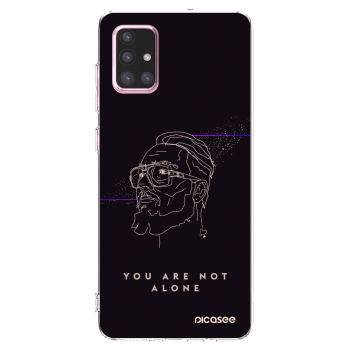 Picasee silikónový prehľadný obal pre Samsung Galaxy A71 A715F - You are not alone