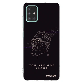 Picasee silikónový prehľadný obal pre Samsung Galaxy A51 A515F - You are not alone