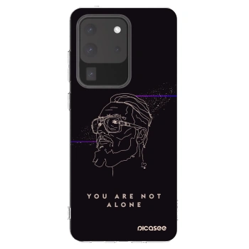 Picasee silikónový prehľadný obal pre Samsung Galaxy S20 Ultra 5G G988F - You are not alone