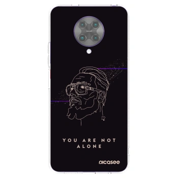 Picasee silikónový prehľadný obal pre Xiaomi Poco F2 Pro - You are not alone