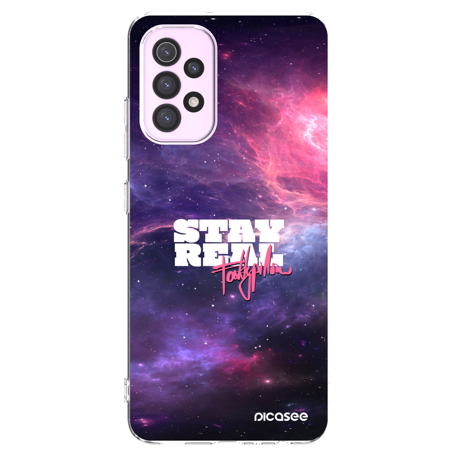 Picasee silikónový prehľadný obal pre Samsung Galaxy A32 5G A326B - Stay Real