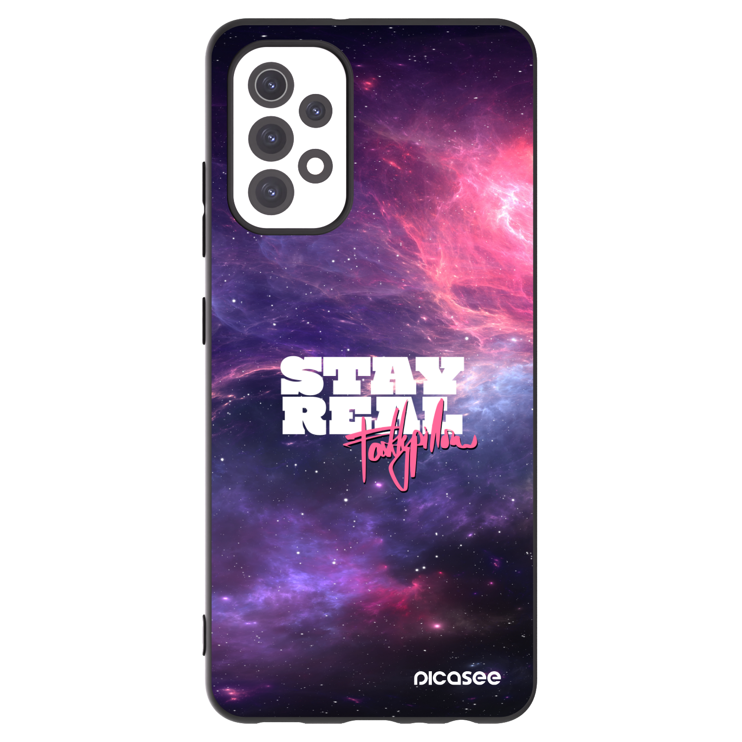 Picasee silikónový čierny obal pre Samsung Galaxy A32 5G A326B - Stay Real
