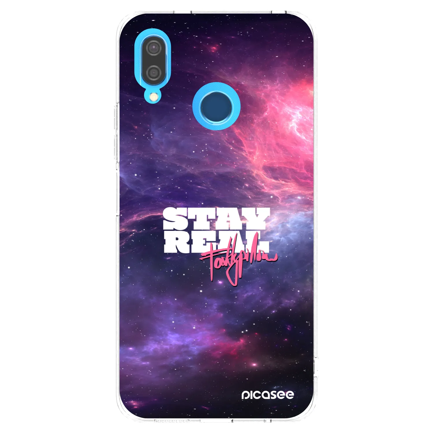 Picasee silikónový prehľadný obal pre Huawei P20 Lite - Stay Real