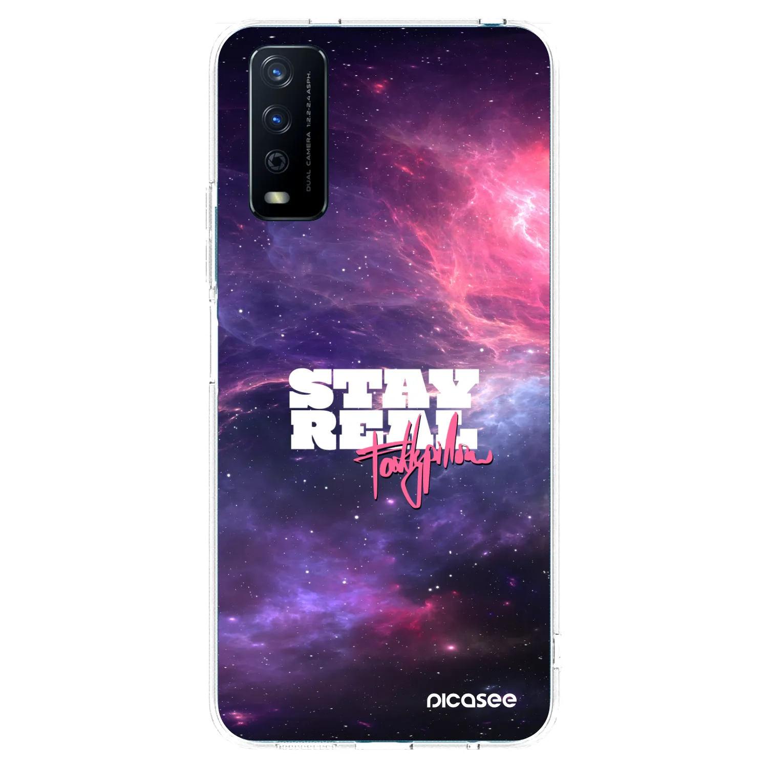 Picasee silikónový prehľadný obal pre Vivo Y11s - Stay Real