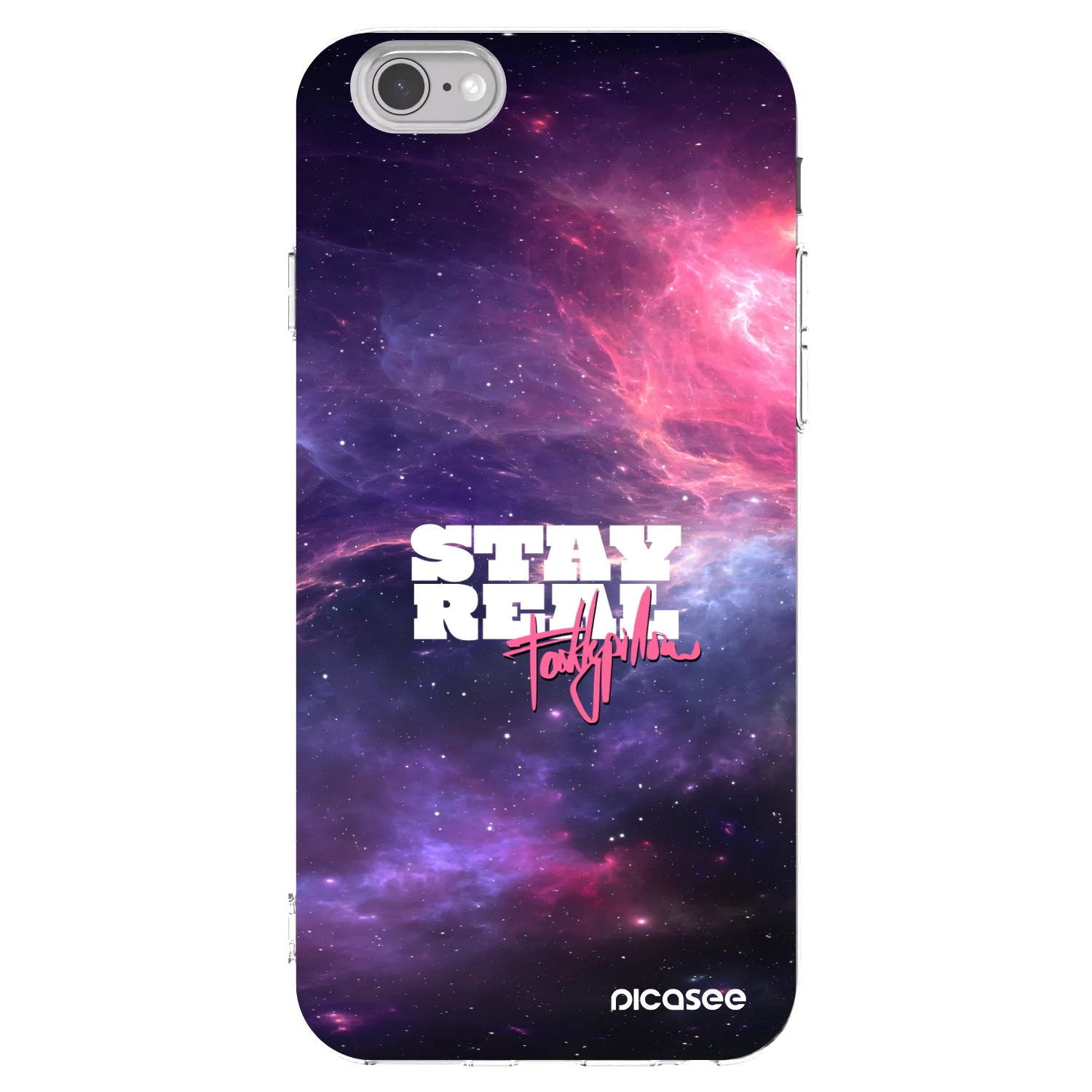 Silikónový prehľadný obal pre Apple iPhone 6/6S - Stay Real