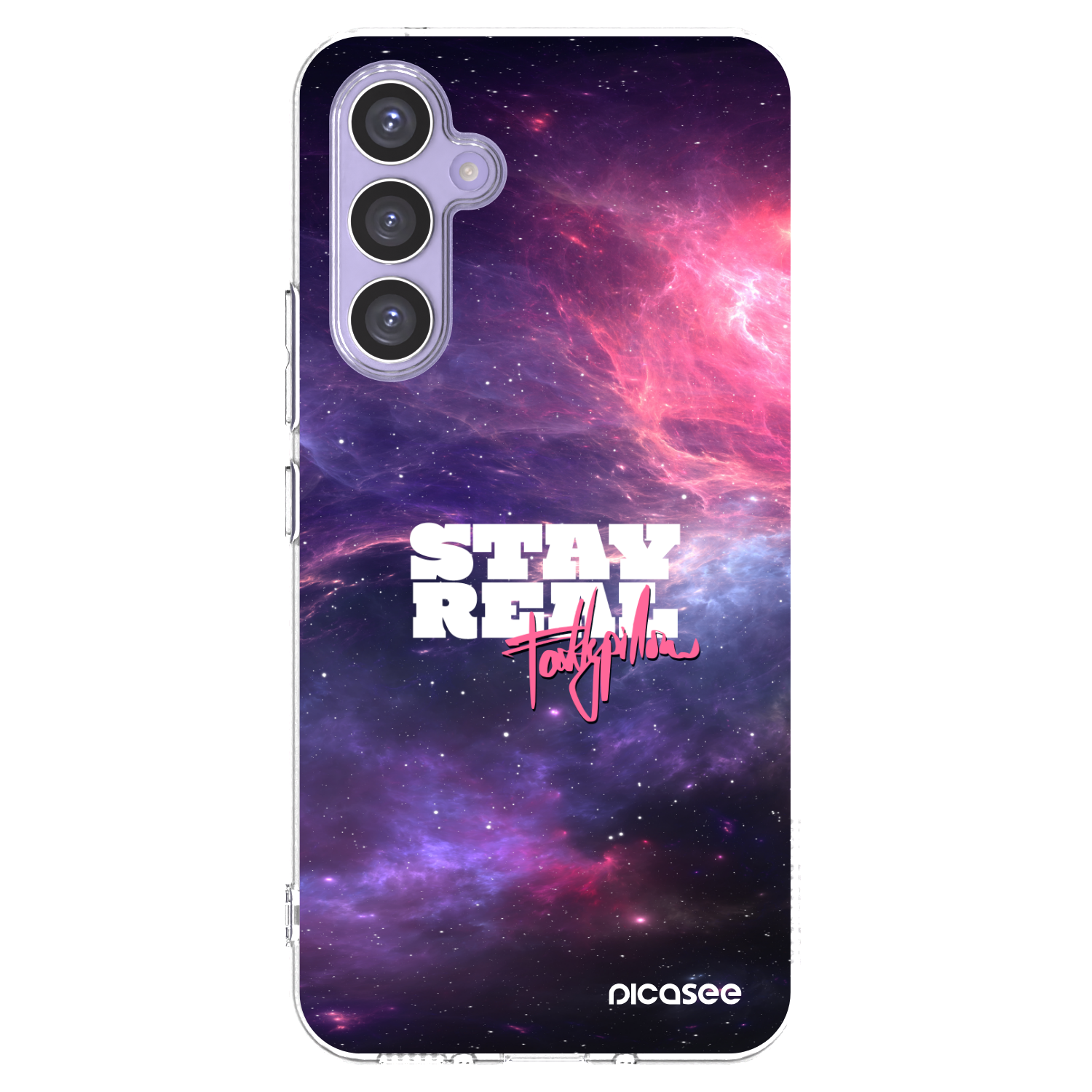 Picasee silikónový prehľadný obal pre Samsung Galaxy A54 5G A546B - Stay Real