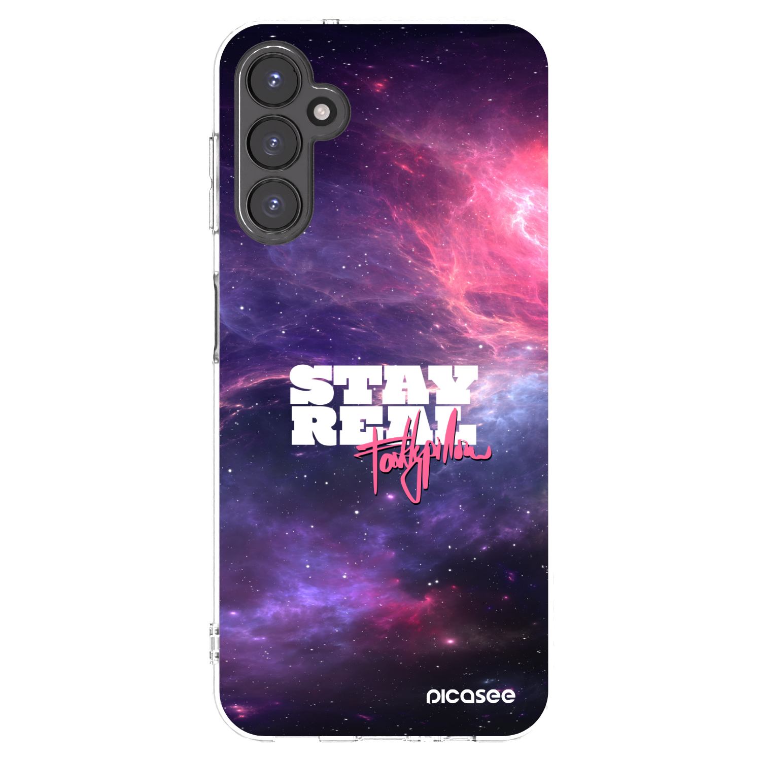 Picasee silikónový prehľadný obal pre Samsung Galaxy A14 5G A146P - Stay Real