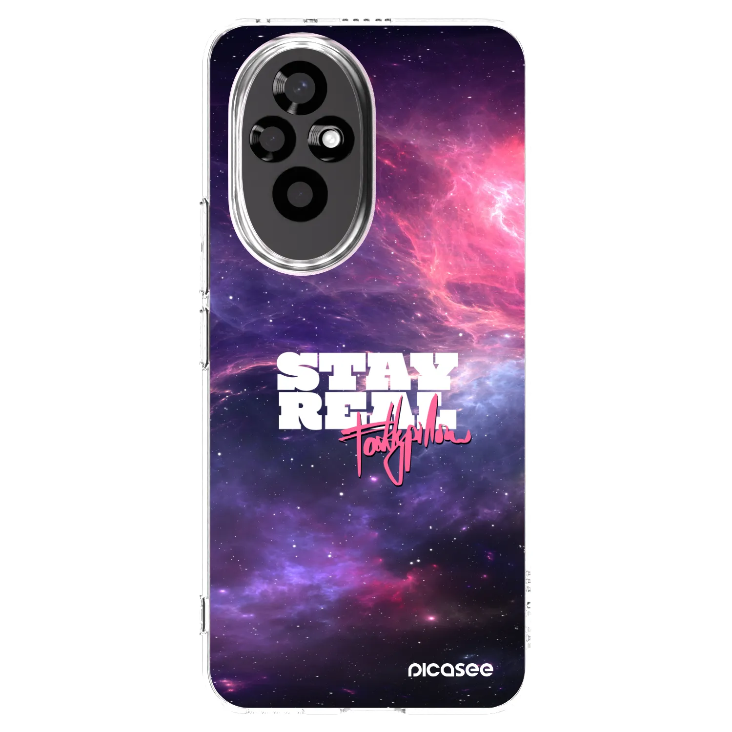 Picasee silikónový prehľadný obal pre Honor 200 Pro 5G - Stay Real