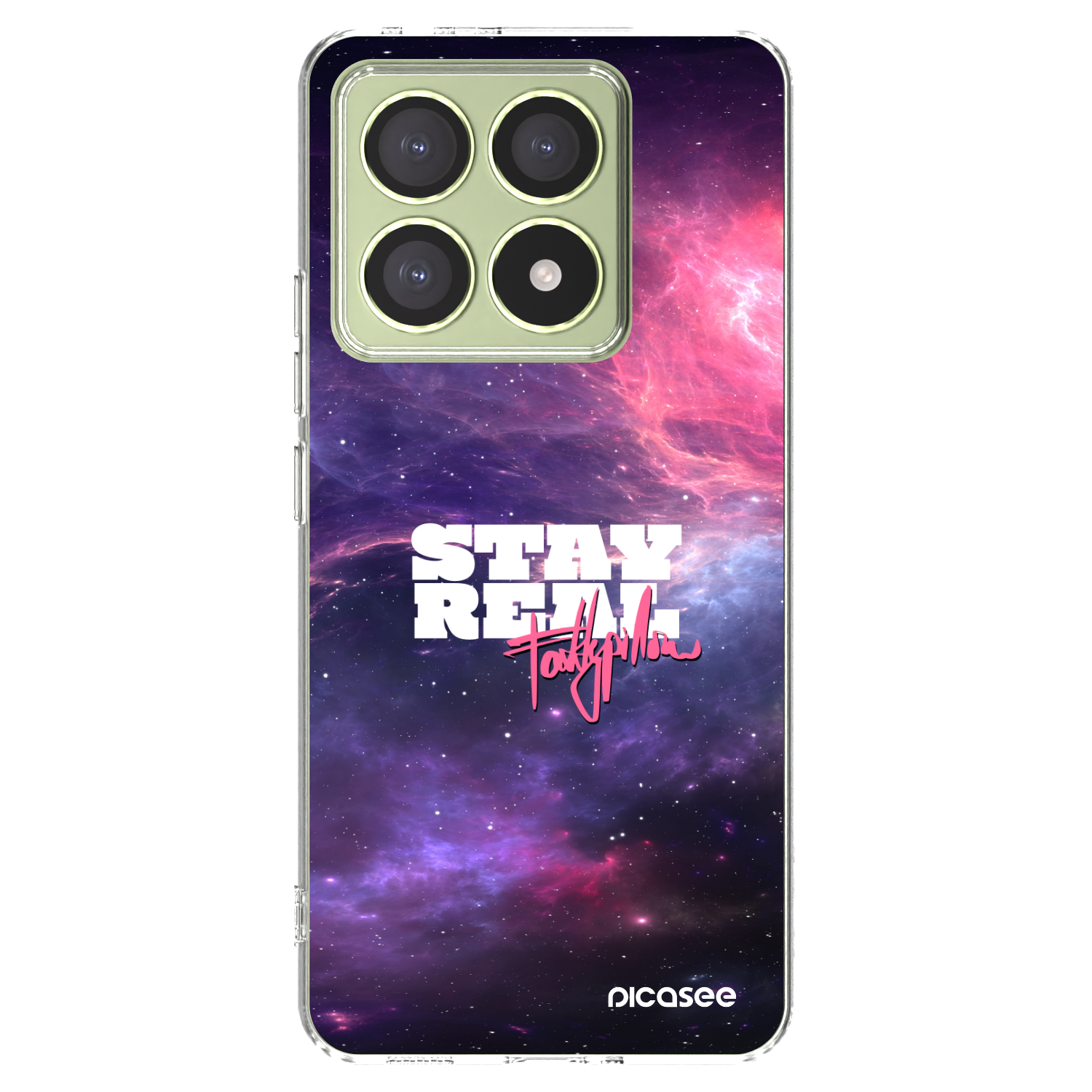 Picasee silikónový prehľadný obal pre Xiaomi 14T - Stay Real