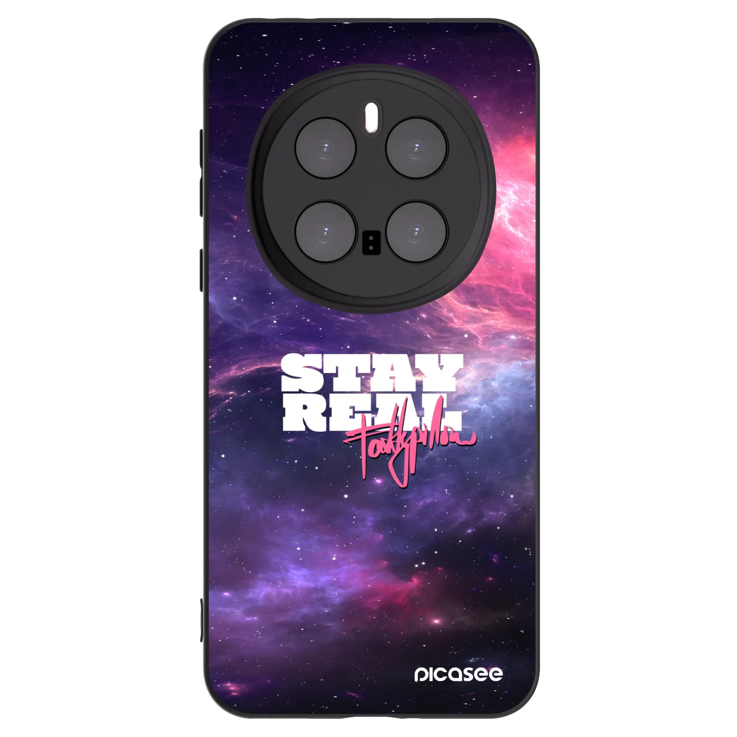 Picasee silikónový čierny obal pre Honor Magic7 Pro 5G - Stay Real