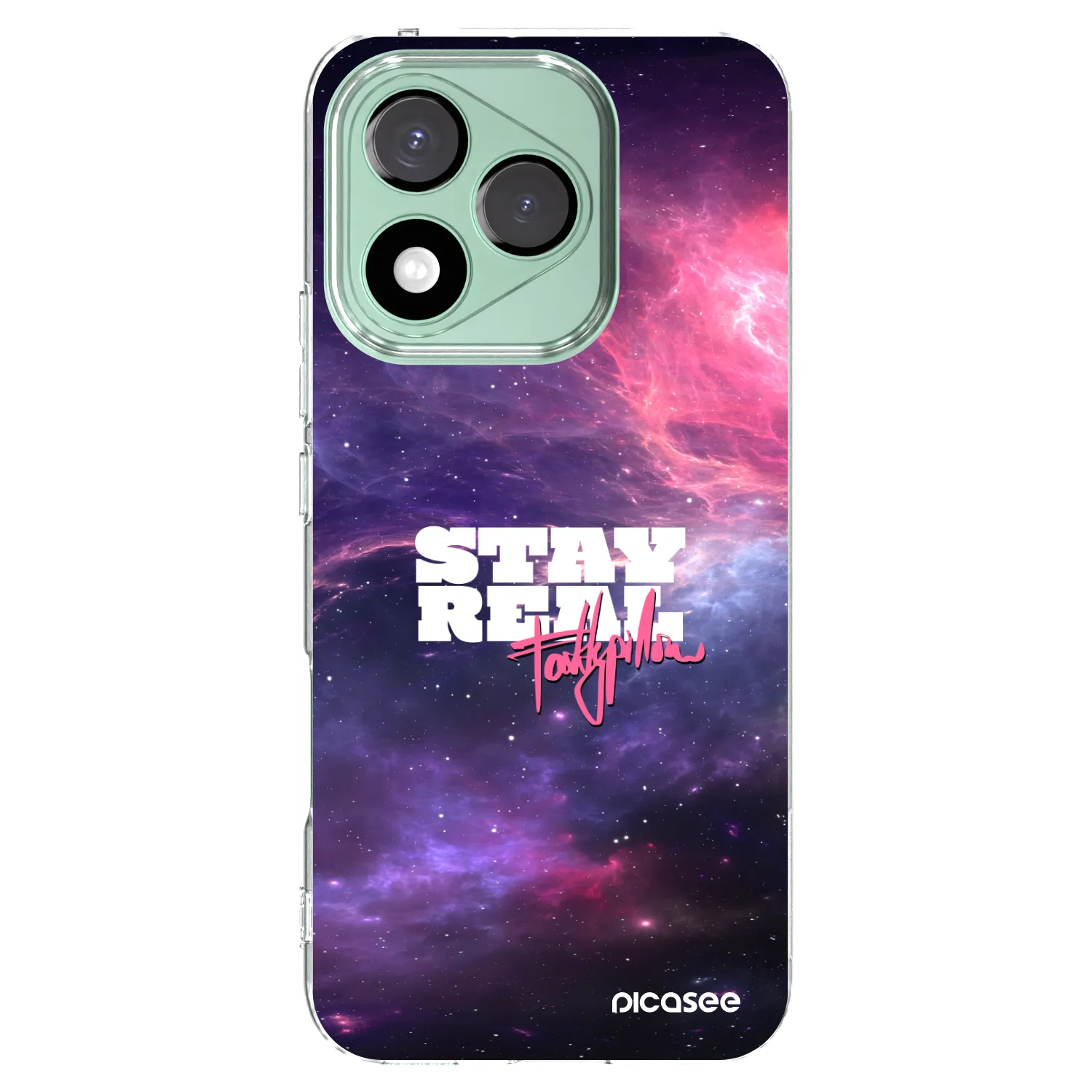 Picasee silikónový prehľadný obal pre Honor 400 Lite 5G - Stay Real