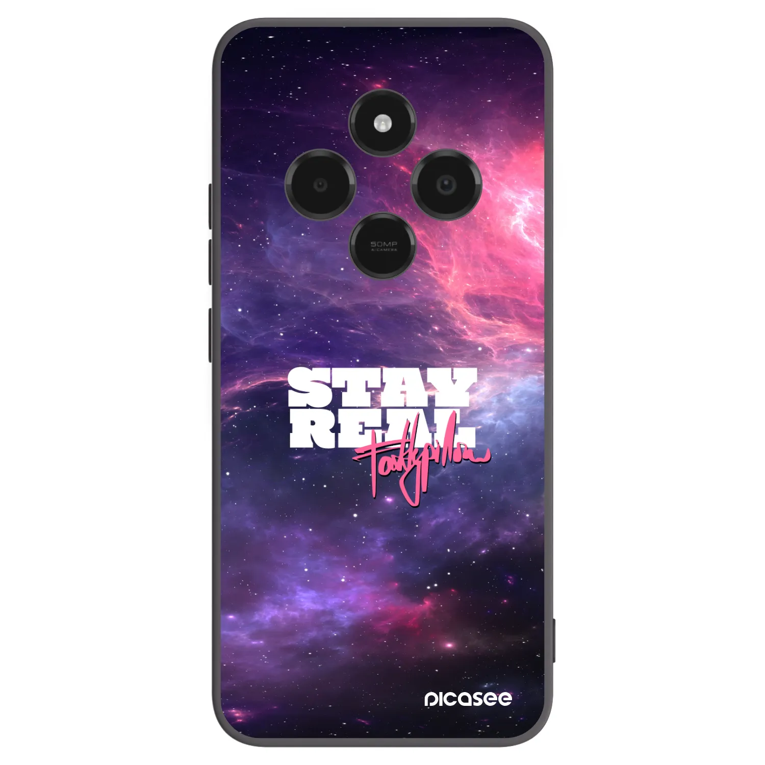 Picasee silikónový čierny obal pre Xiaomi Poco C75 - Stay Real