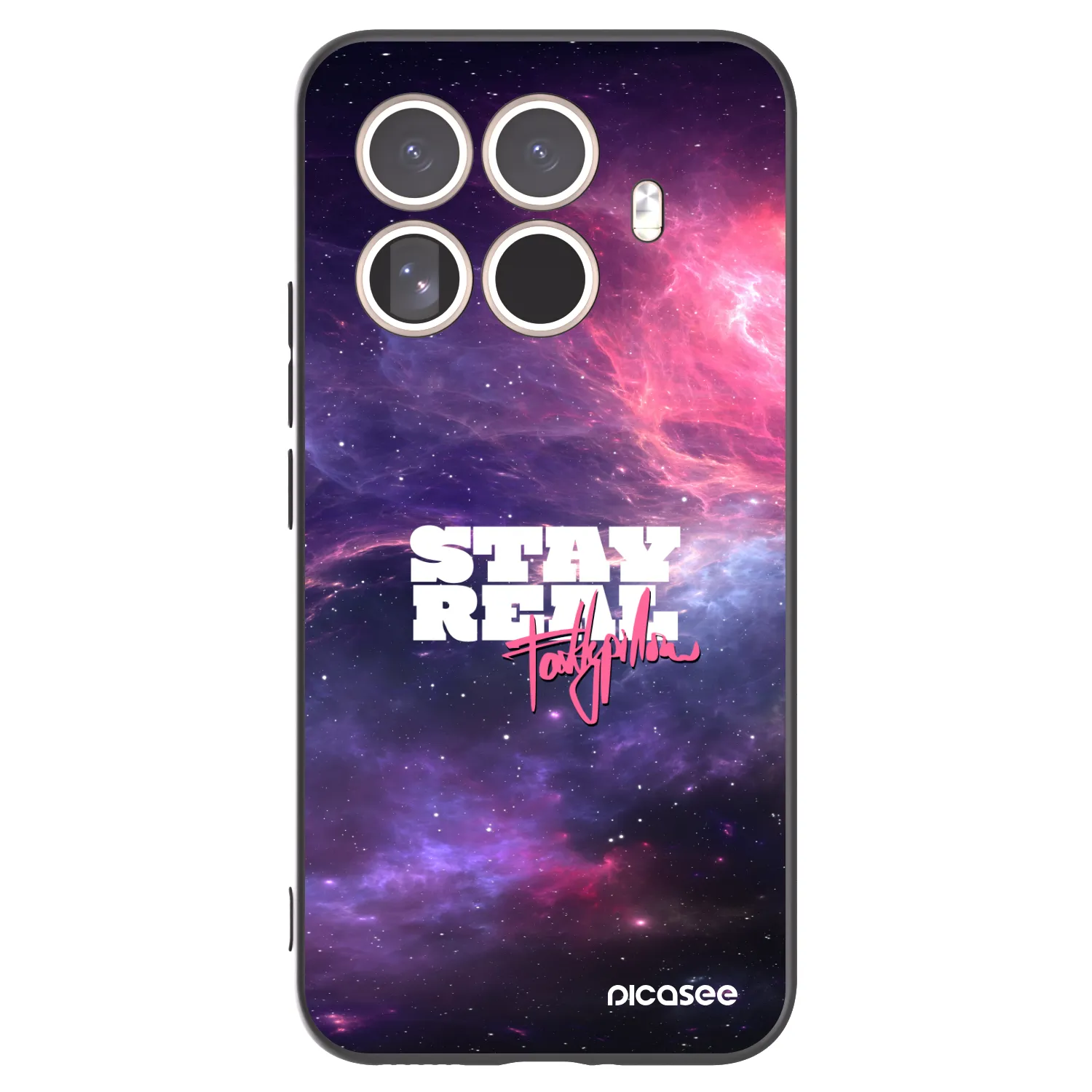 Picasee silikónový čierny obal pre Xiaomi 15T Pro - Stay Real