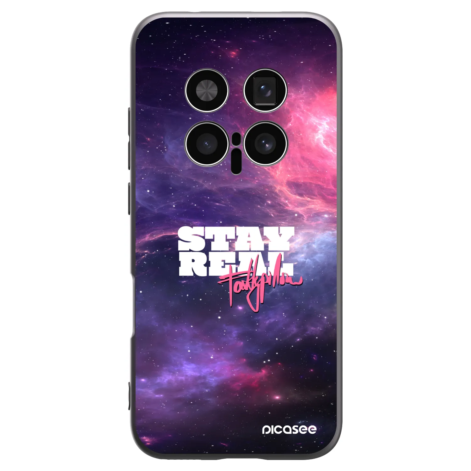 Picasee silikónový čierny obal pre Honor Magic8 Pro 5G - Stay Real