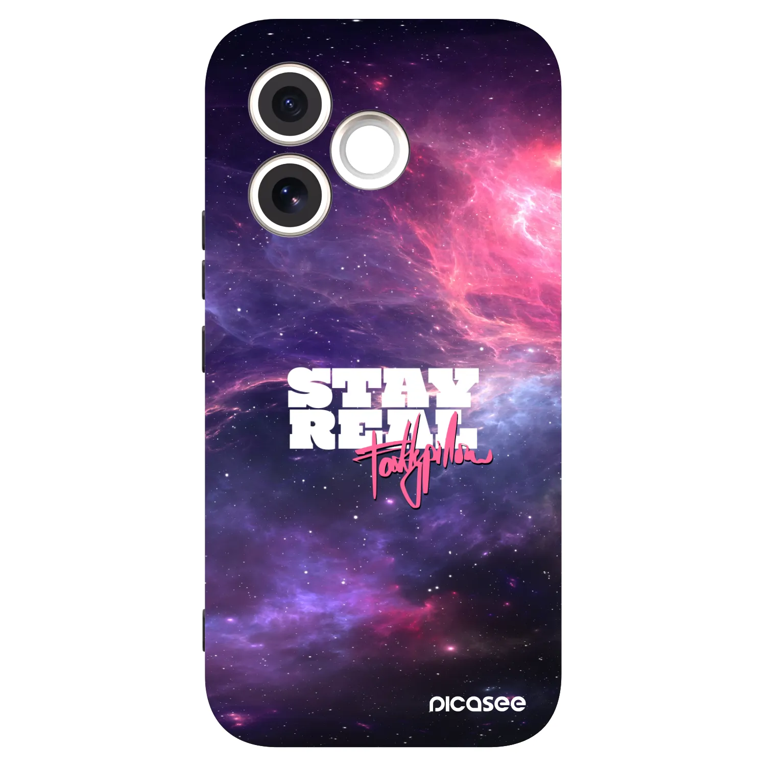 Picasee silikónový čierny obal pre Honor 600 Lite - Stay Real