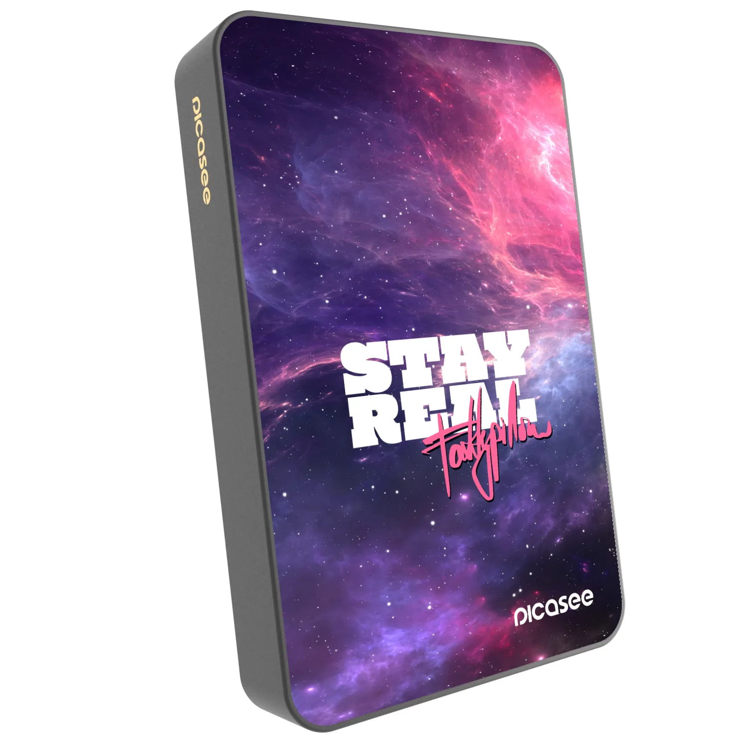 Picasee Powerbanka s MagSafe 10 000 mAh Šedá - Stay Real