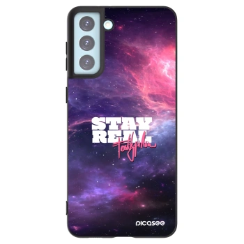 Picasee silikónový čierny obal pre Samsung Galaxy S21+ 5G G996F - Stay Real