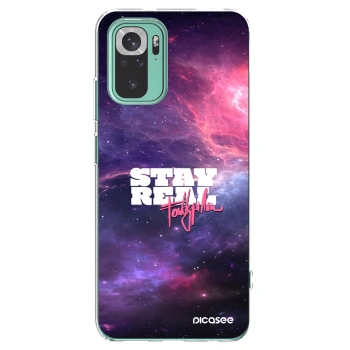 Picasee silikónový prehľadný obal pre Xiaomi Redmi Note 10 Pro - Stay Real