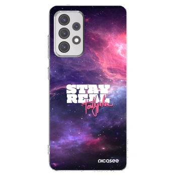 Picasee silikónový prehľadný obal pre Samsung Galaxy A52s 5G A528B - Stay Real