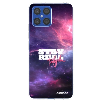 Picasee silikónový prehľadný obal pre Honor X8 4G - Stay Real