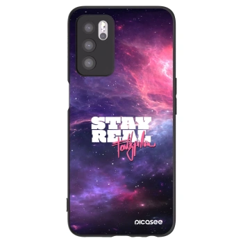Picasee silikónový čierny obal pre OPPO A16s - Stay Real