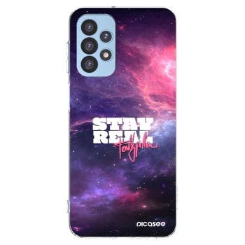 Picasee silikónový prehľadný obal pre Samsung Galaxy A23 A235F 4G - Stay Real